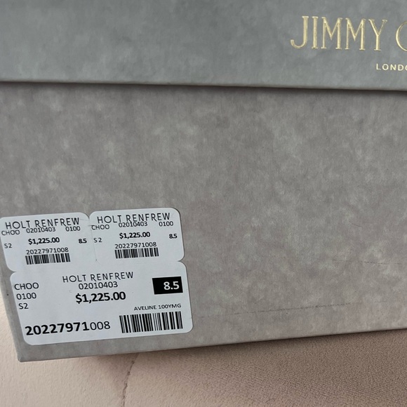 Like New Jimmy Choo White Aveline 100 - Picture 5 of 8